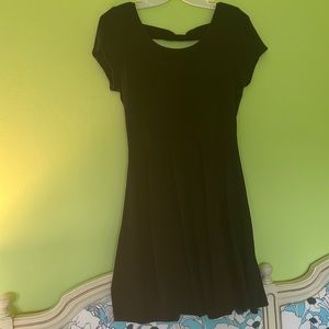 Black t shirt dress